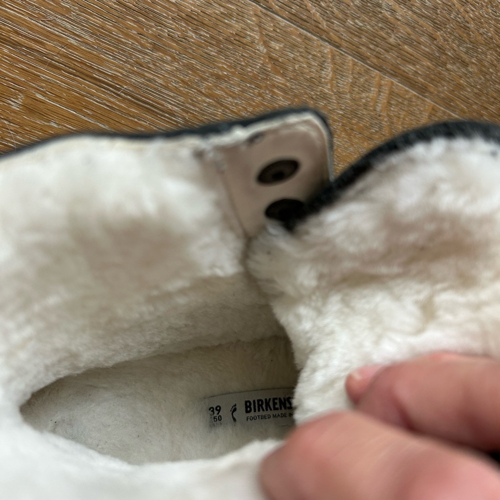 Birkenstock Bryson Shearling Graphite Ankle Boots - Picture 7 of 13